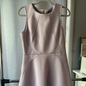 Lavender fit & flare dress